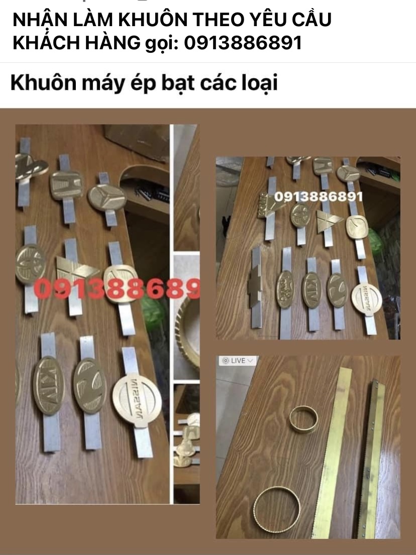 Khuôn máy ép bạt, máy ép bạt xe tải các loại 