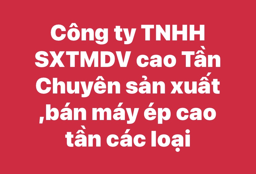 Máy ép cao tần 